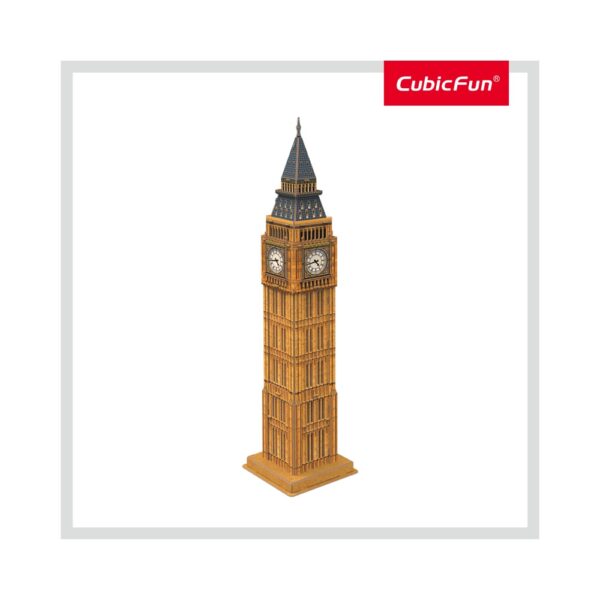 PUZZLE 3D BIG BEN (NIVEL MEDIU 44 PIESE) - CUC094h