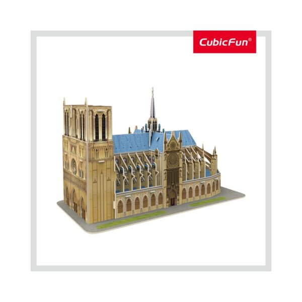 PUZZLE 3D NOTRE DAME (NIVEL MEDIU 53 PIESE) - CUC242h