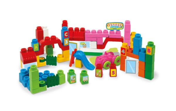 CL172581 Set constructie fete 80 de piese - CL17258