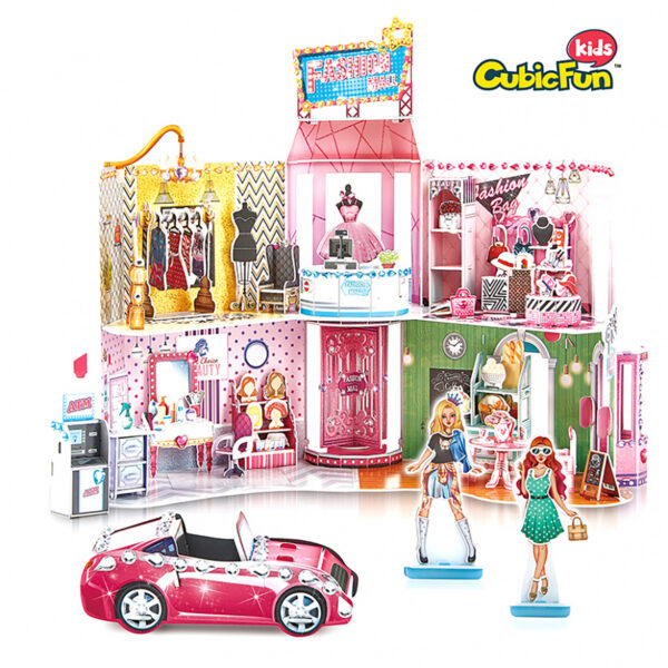 PUZZLE 3D + STICKERE MALL 157 PIESE - CUE1617h