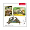 PUZZLE 3D+BROSURA-PARCUL DINOZAURILOR 43 PIESE - CUDS0973h