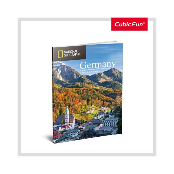 PUZZLE 3D+BROSURA-CASTELUL NEUSCHWANSTEIN 121 PIESE - CUDS0990h