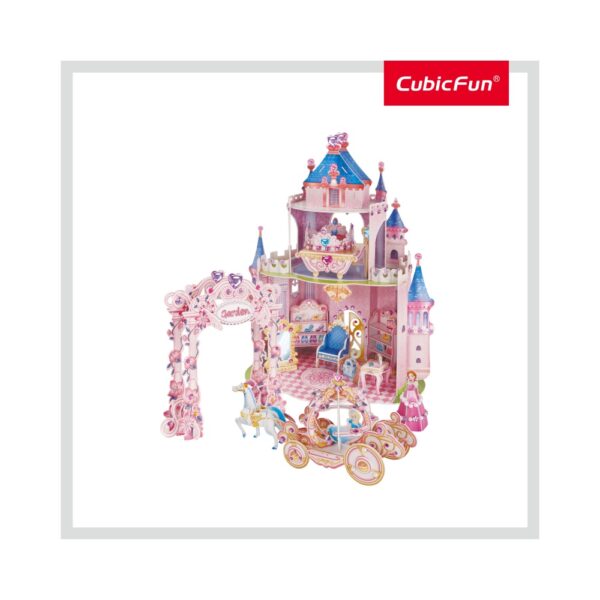 PUZZLE 3D + STICKERE GRADINA SECRETA A PRINTESEI 92 PIESE - CUE1623h