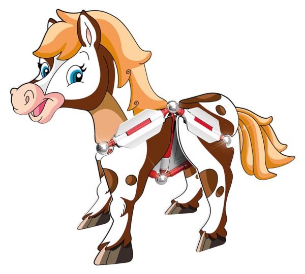 Supermag 3D - Jucarie Cu Magnet Ponei - SM0603