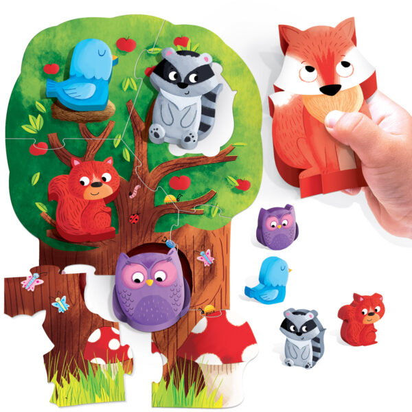 IT20133_RGB3_MONTESSORI_MY_FIRST_PUZZLE_THE_FOREST MONTESSORI PRIMUL MEU PUZZLE - PADUREA - HE20133