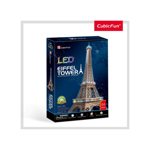 PUZZLE 3D LED TURNUL EIFFEL 82 PIESE