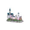 PUZZLE 3D LED CASTELUL NEUSCHWANSTEIN 128 PIESE - CUL174h