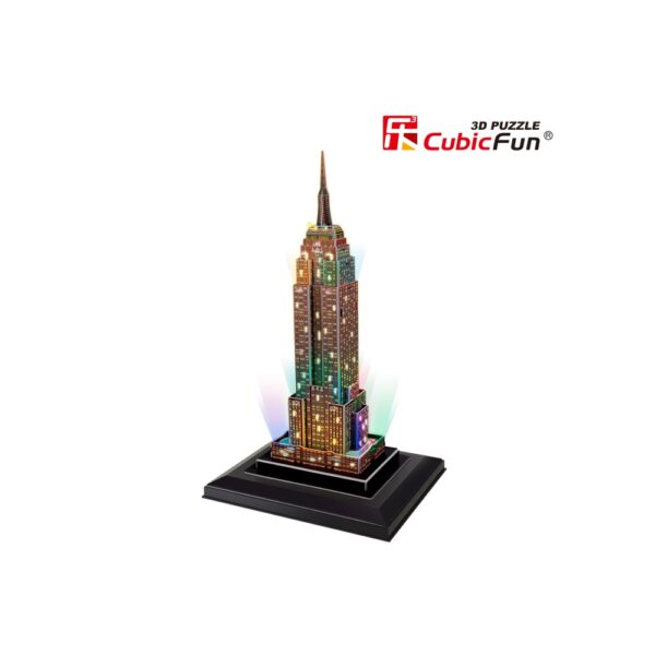PUZZLE 3D LED EMPIRE STATE BUILDING 38 PIESE - CUL503h