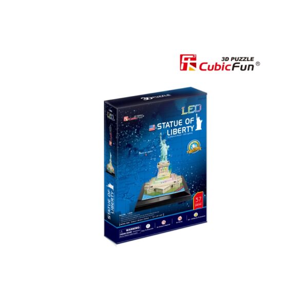 PUZZLE 3D LED STATUIA LIBERTATII 37 PIESE