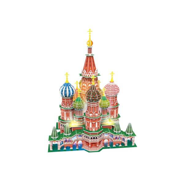 PUZZLE 3D LED CATEDRALA ST. BASIL 224 PIESE - CUL519h