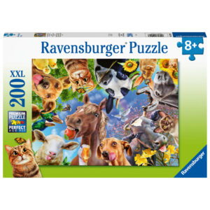 PUZZLE PORTRET CU ANIMALE