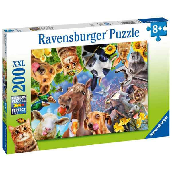 PUZZLE PORTRET CU ANIMALE, 200 PIESE - RVSPC12902
