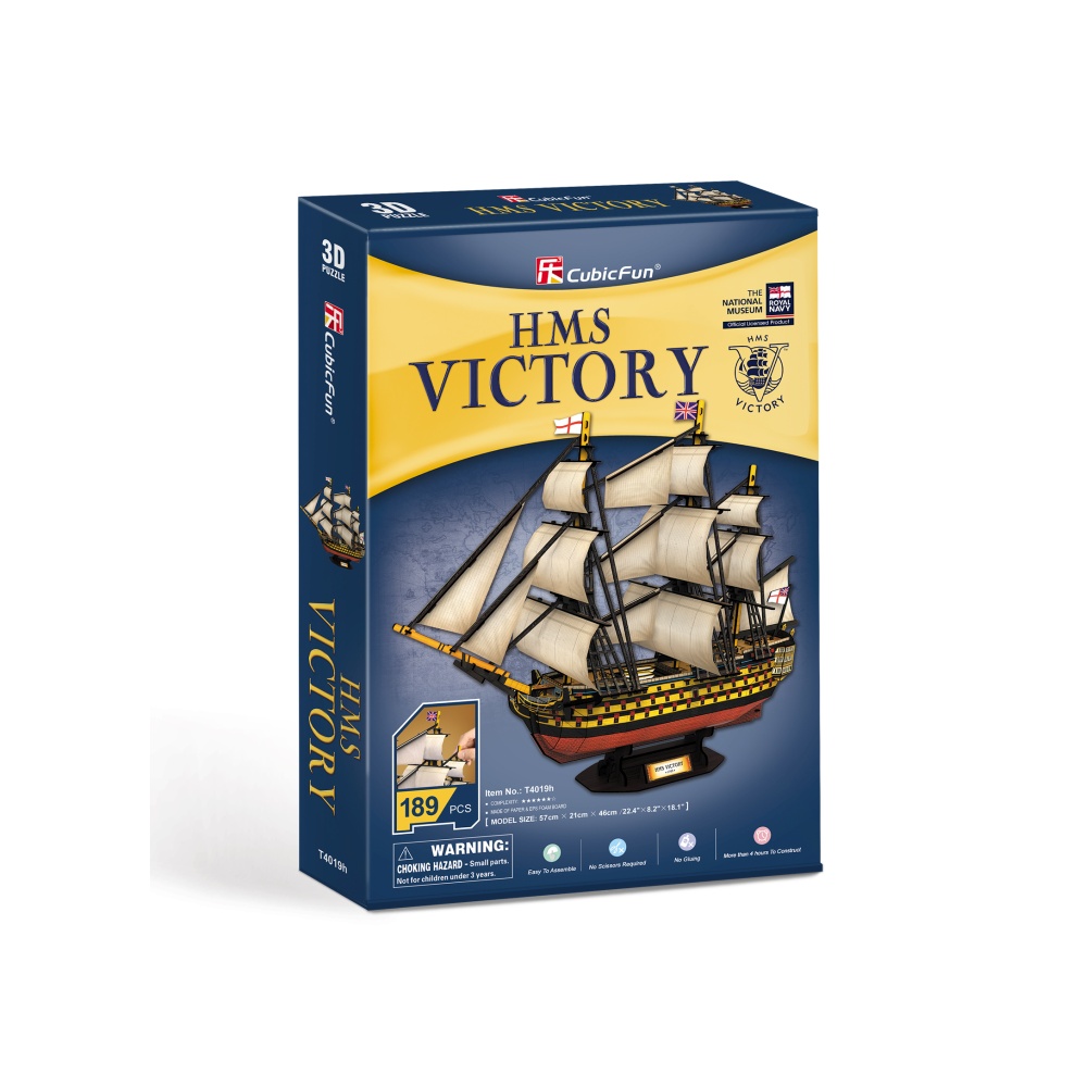 PUZZLE 3D NAVA HMS VICTORY 189 PIESE