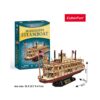 PUZZLE 3D NAVA MISSISSIPPI STEAMBOAT USA 142 PIESE - CUT4026h