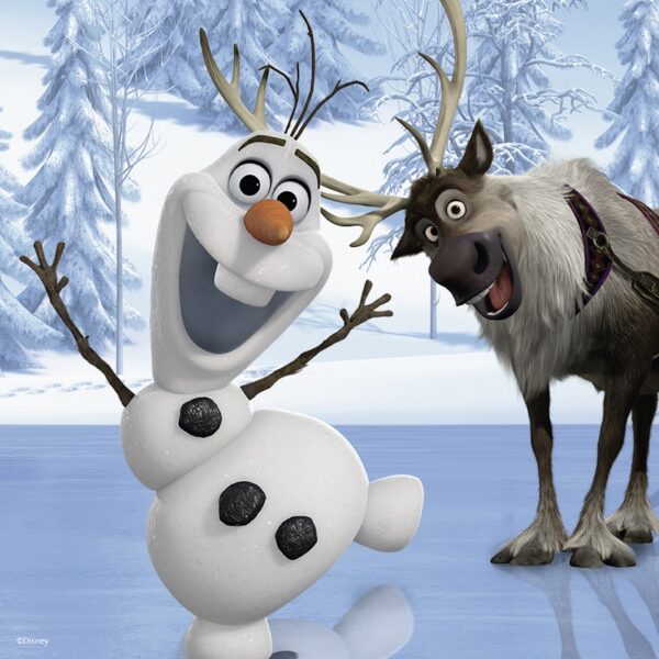PUZZLE + JOC MEMORY FROZEN 3 BUC IN CUTIE 25/36/49 PIESE - RVSPC22311