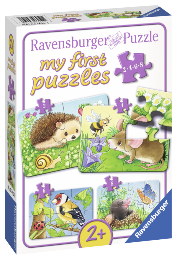 PRIMUL MEU PUZZLE ANIMALE DIN PADURE