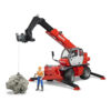 BRUDER - STIVUITOR TELESCOPIC CU ACCESORII MANITOU MRT 2150 - BR02129