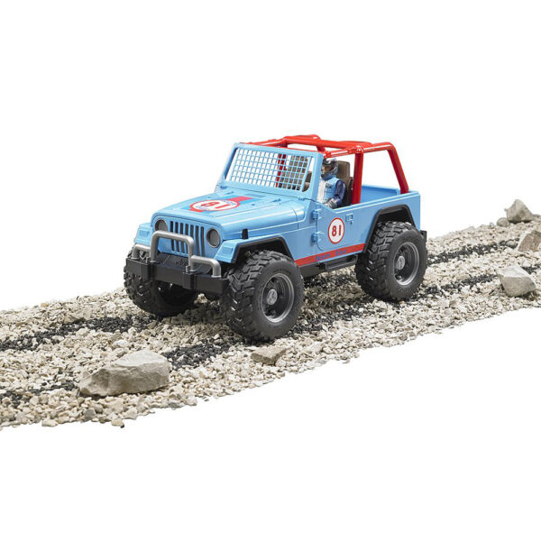 BRUDER - JEEP CROSS COUNTRY DE CURSE ALBASTRU - BR02541