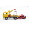 BRUDER - CAMION DE TRACTARE MAN TGA SI VEHICUL DE TEREN - BR02750