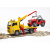BRUDER - CAMION DE TRACTARE MAN TGA SI VEHICUL DE TEREN - BR02750
