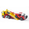 BRUDER - CAMION DE TRACTARE MAN TGA SI VEHICUL DE TEREN - BR02750