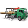 BRUDER - CAMION LEMNE MAN TGA CU MACARA DE INCARCARE SI 3 BUSTENI - BR02769