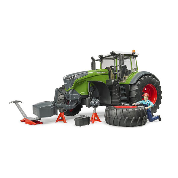 BRUDER - TRACTOR FENDT 1050 VARIO CU MECANIC SI ECHIPAMENT - BR04041