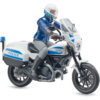BRUDER - MOTOCICLETA DE POLITIE SCRAMBLER DUCATI SI POLITIST - BR62731
