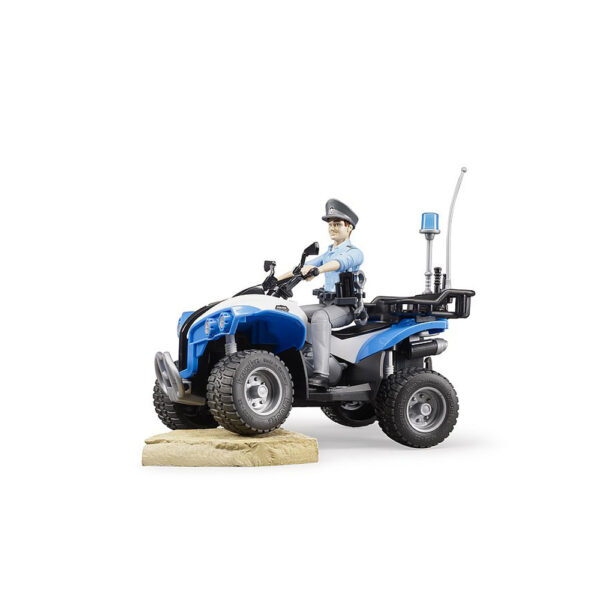 BRUDER - ATV DE POLITIE CU POLITIST - BR63010