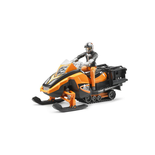 63101_4 BRUDER - SNOWMOBIL CU SOFER SI ACCESORII - BR63101