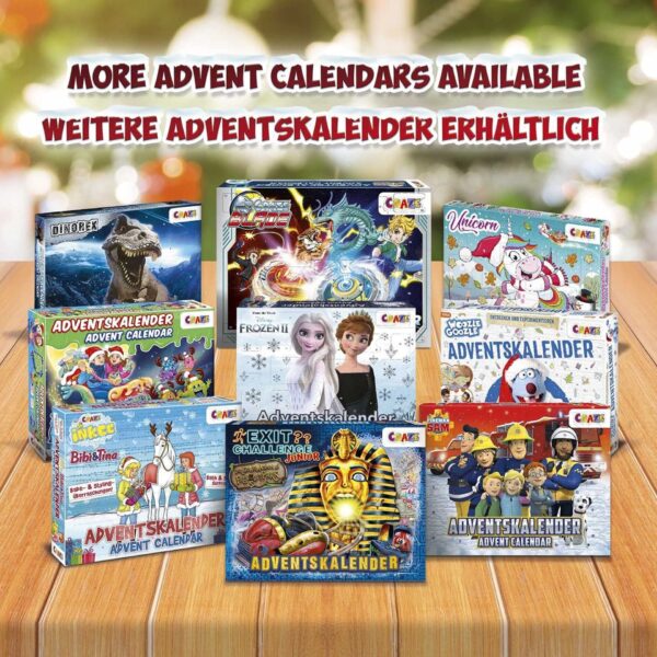 CRZ24645_5 CALENDAR CRACIUN - DRAGONS - CRZ24645