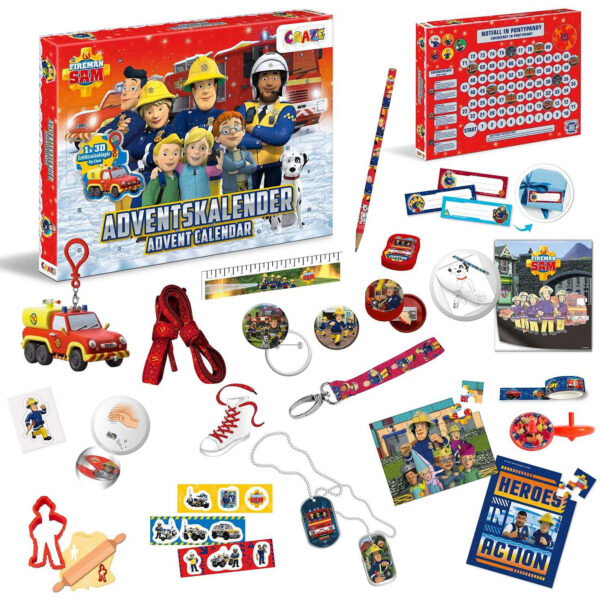 CRZ24690_4 CALENDAR CRACIUN - POMPIERUL SAM - CRZ24690