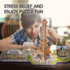 PUZZLE 3D LED PARIS 115 PIESE - CUL525h