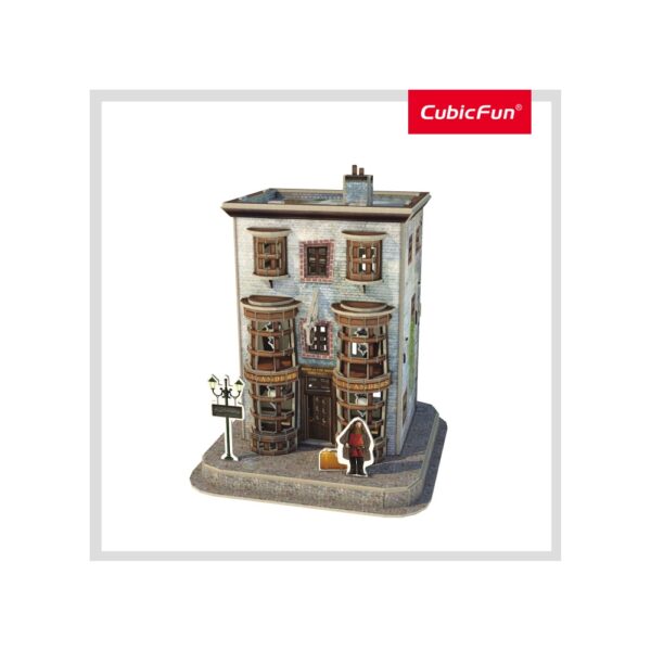 PUZZLE 3D HARRY POTTER - MAGAZIN OLLIVANDERS 66 PIESE - CUDS1006h