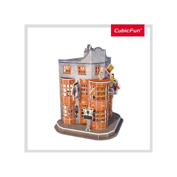 DS1007h_2 PUZZLE 3D HARRY POTTER - MAGAZIN WEASLEYS’ 62 PIESE - CUDS1007h