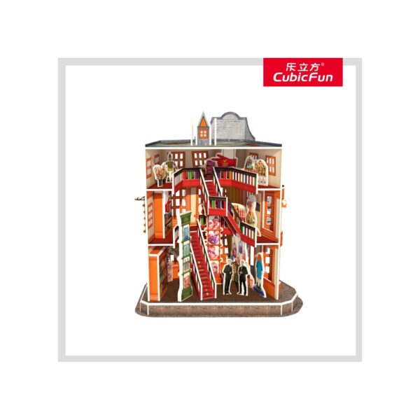DS1007h_3 PUZZLE 3D HARRY POTTER - MAGAZIN WEASLEYS’ 62 PIESE - CUDS1007h
