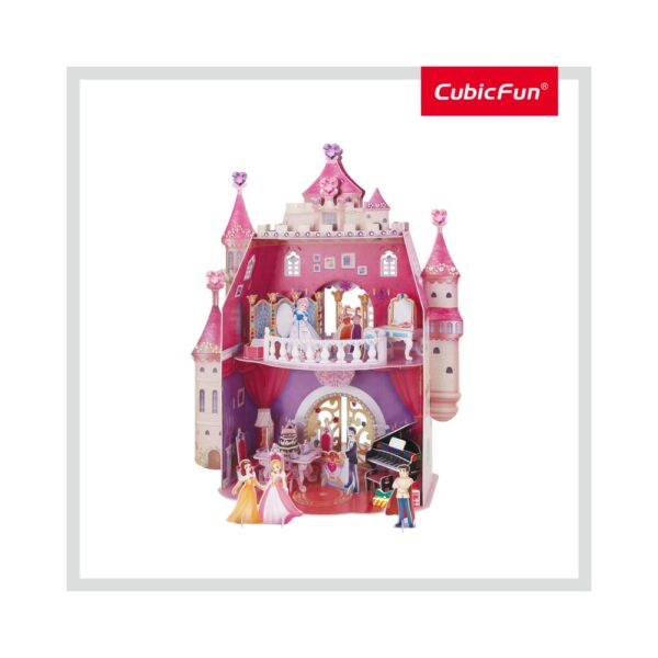 PUZZLE 3D + STICKERE ANIVERSAREA PRINTESEI 95 PIESE - CUE1622h