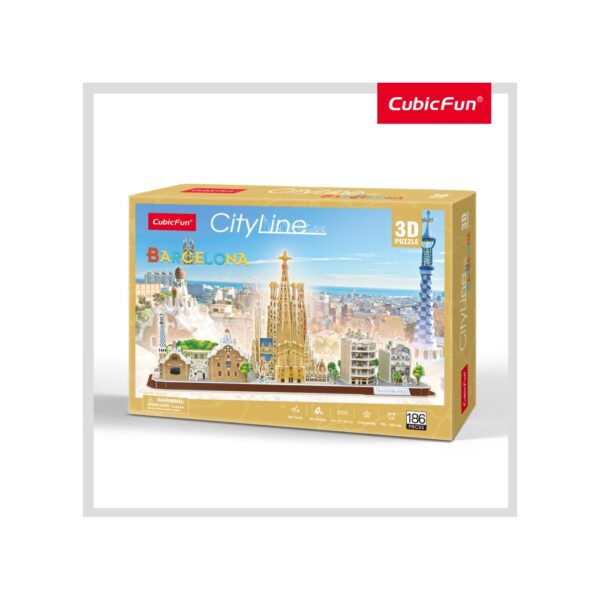 PUZZLE 3D BARCELONA 186 PIESE