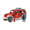 BRUDER - JEEP WRANGLER UNLIMITED RUBICON DE POMPIERI CU FIGURINA - BR02528