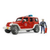 BRUDER - JEEP WRANGLER UNLIMITED RUBICON DE POMPIERI CU FIGURINA - BR02528