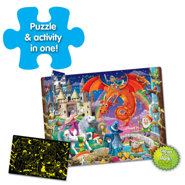 239001_Glow_In_Dark_Fantasy_Template PUZZLE STRALUCESTE IN INTUNERIC - FANTEZIE - TLJ239001