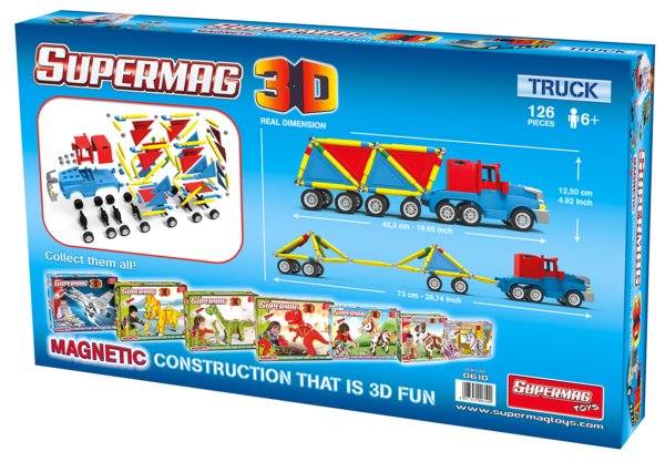 Supermag 3D - Jucarie Cu Magnet Camion - SM0610