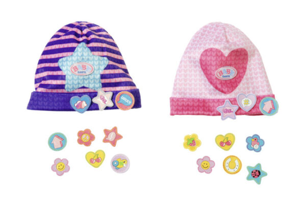 Bb_825440A_SR BABY born-Caciulita cu insigne 43cm - ZF825440