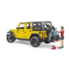BRUDER - JEEP WRANGLER UNLIMITED RUBICON CU BICICLETA SI CICLIST - BR02543