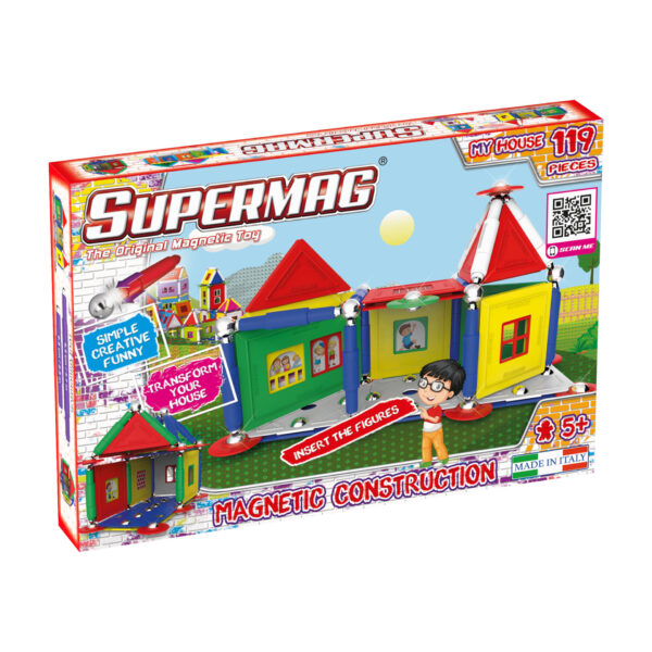 0631_3 SUPERMAG MY HOUSES - SET CONSTRUCTIE 119 PIESE