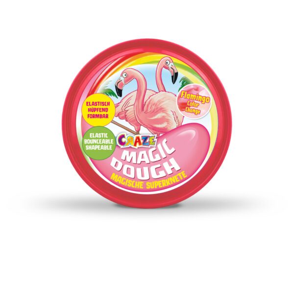 12796_001_CRAZE_Magic_Dough_Flamingo_Box PLASTILINA MAGICA - FLAMINGO
