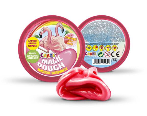 12796_004_CRAZE_Magic_Dough_Flamingo_MISC PLASTILINA MAGICA - FLAMINGO - CRZ12796