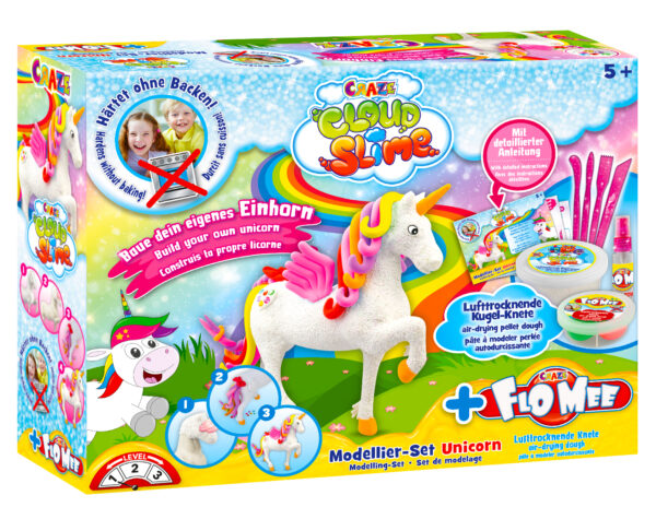 CLOUD SLIME SI PLASTILINA-UNICORN