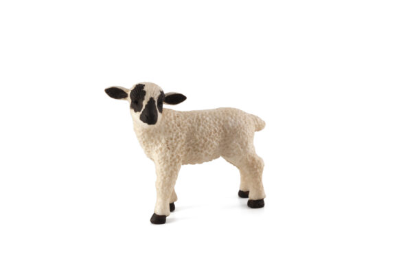 387059_BLACK_FACED_LAMB_STANDING Figurina Miel Cu Pete Negre