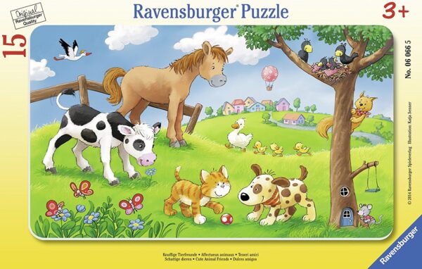 Puzzle Animale Prieteni